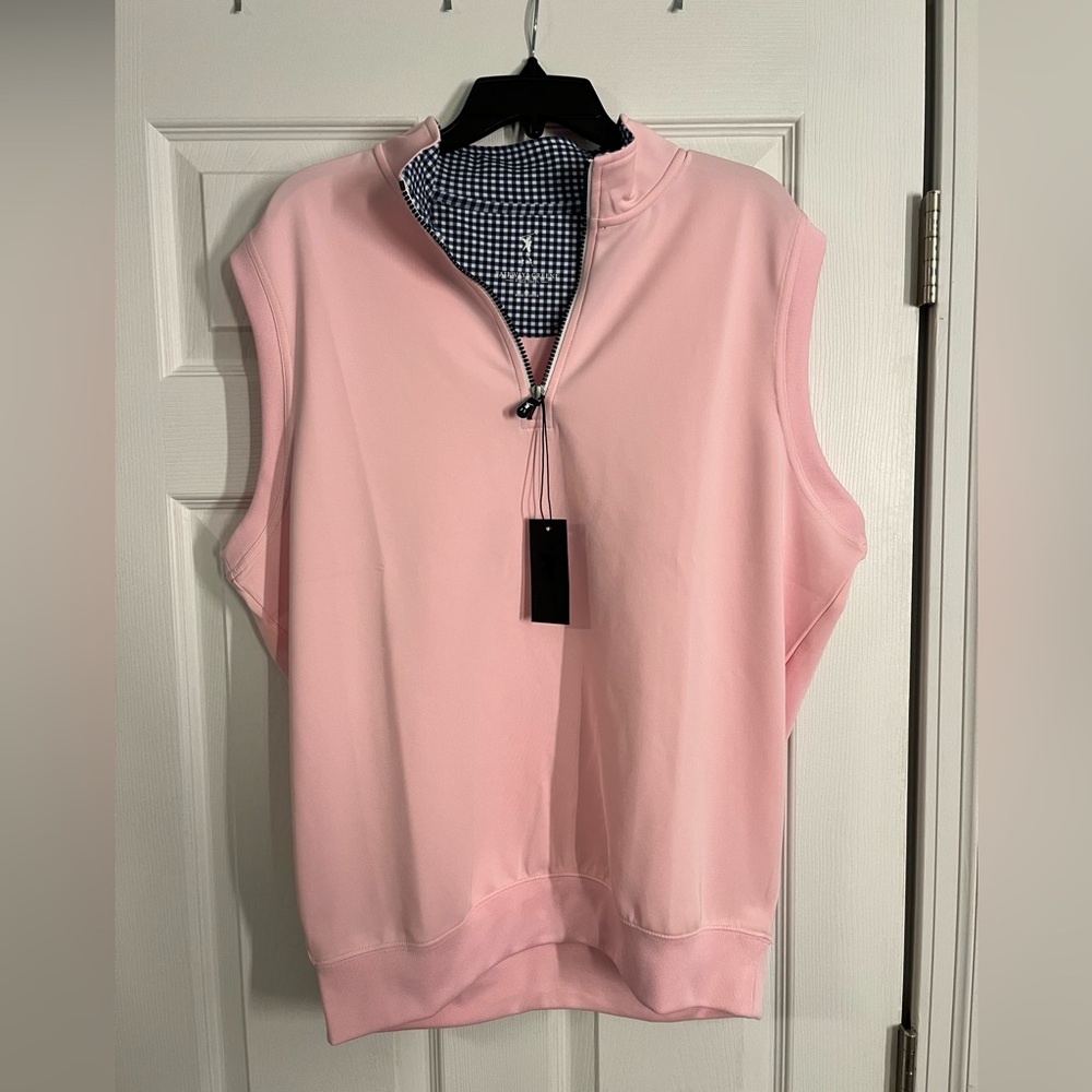 Pink 1/4 Golf Vest